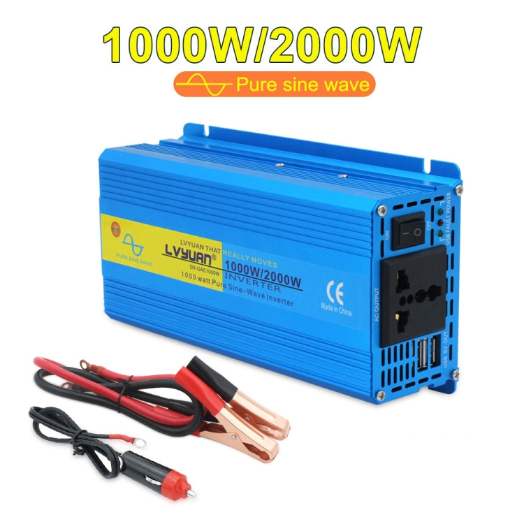 LVYUAN  2000W Car Home Pure Sine Wave Solar Inverter, Specification: 48V To 220V - Pure Sine Wave by PMC TechLife | Online Shopping South Africa | PMC TechLife | Buy Now Pay Later Mobicred