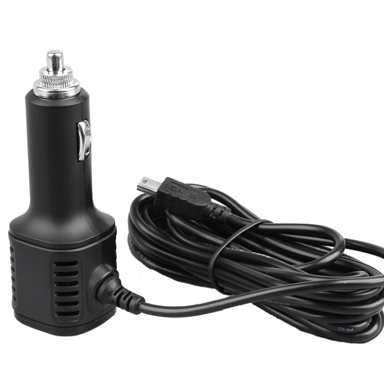 H519 Car Charger Driving Recorder Power Cord Dual USB With Display Charging Line, Specification: Mini Right Elbow - Cigar Socket by PMC TechLife | Online Shopping South Africa | PMC TechLife | Buy Now Pay Later Mobicred