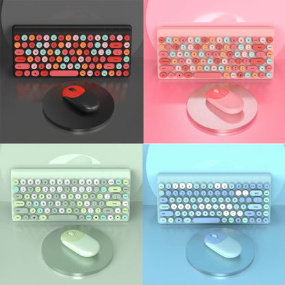 FV-W10  86-Keys 2.4G Wireless Keyboard and Mouse Set(Retro Lipstick) - Wireless Keyboard by PMC Jewellery | Online Shopping South Africa | PMC Jewellery | Buy Now Pay Later Mobicred