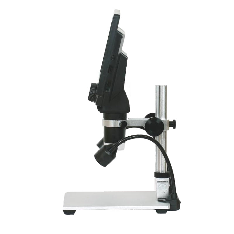 G1200D 7 Inch LCD Screen 1200X Portable Electronic Digital Desktop Stand Microscope(UK Plug With Battery) - Digital Microscope by PMC Jewellery | Online Shopping South Africa | PMC Jewellery | Buy Now Pay Later Mobicred