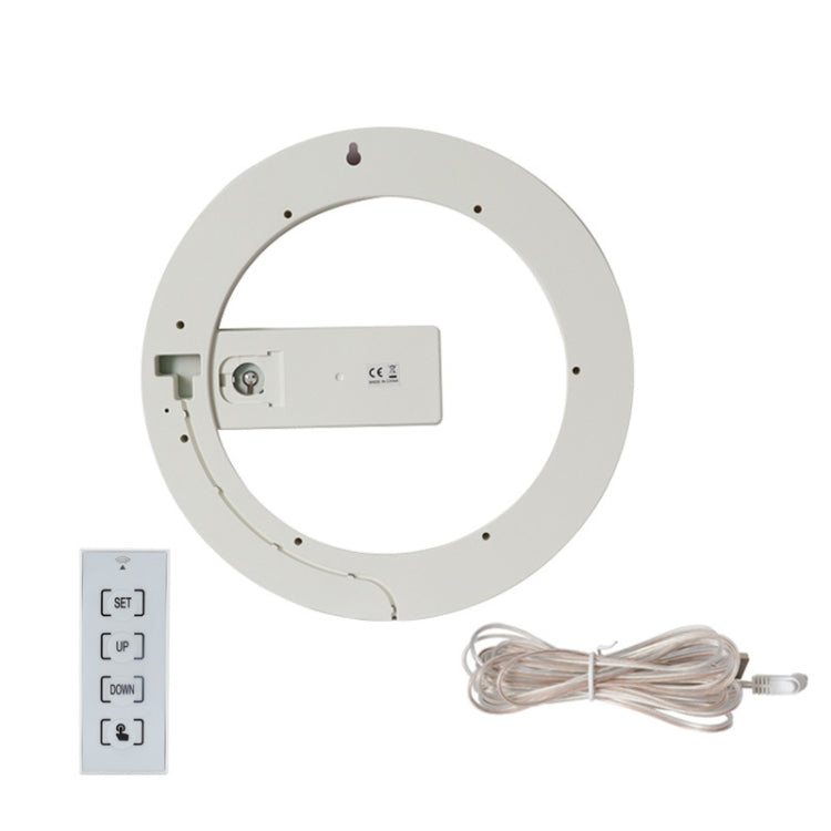 LED Mirror Hollow Wall Clock 7-color Switch Electronic Digital Display Wall Clock(White) - Wall Clock by PMc TechLife | Online Shopping South Africa | PMc TechLife | Buy Now Pay Later Mobicred