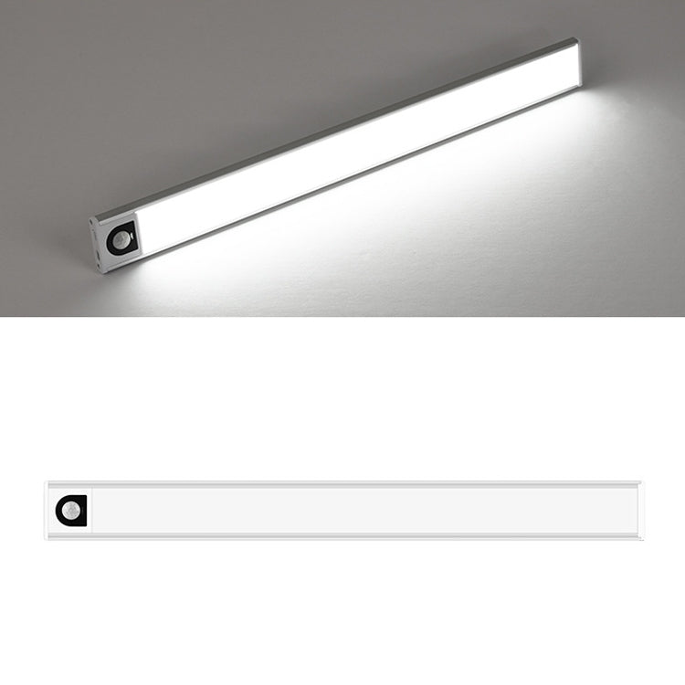 Intelligent Automatic Human Body Induction Wireless LED Lamp 40cm(Silver + White Light) - Sensor LED Lights by PMc TechLife | Online Shopping South Africa | PMc TechLife | Buy Now Pay Later Mobicred