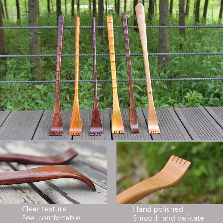 BQR01 Back Scratcher Long Handle Wooden Massage Scratcher, Style: Square Nature Color - free shipping - PMC TechLife - Order now!