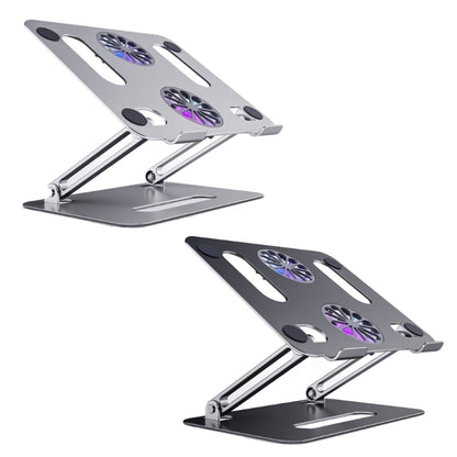 BONERUY P43F Aluminum Alloy Folding Computer Stand Notebook Cooling Stand, Colour: Grey - Cooling Pads by BONERUY | Online Shopping South Africa | PMC Jewellery | Buy Now Pay Later Mobicred