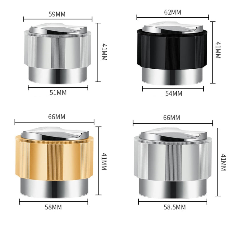 YK33258 Stainless Steel Double-Ended Coffee Cloth Dispenser, Size: 51mm(Silver Multilateral Type) - free shipping - PMC TechLife - Order now!