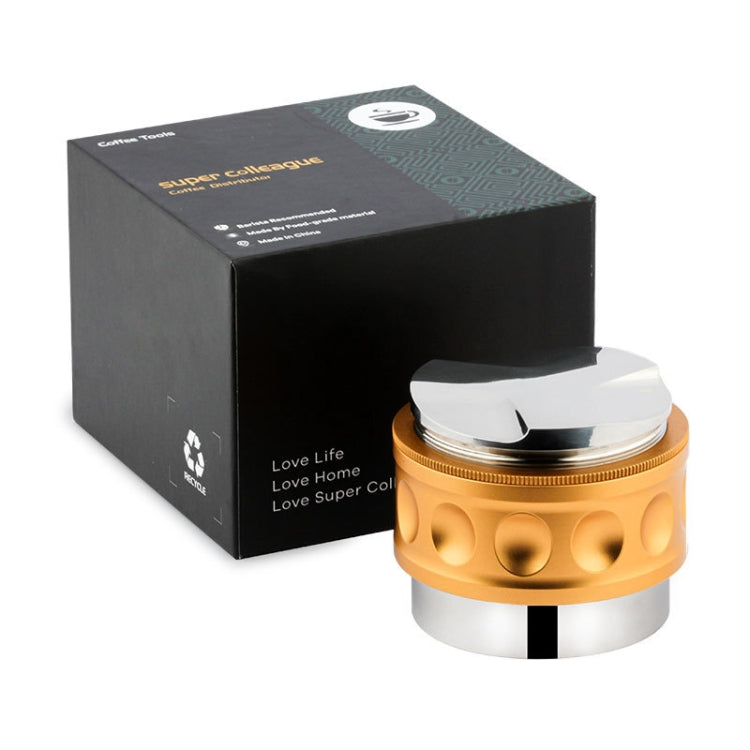 YK33258 Stainless Steel Double-Ended Coffee Cloth Dispenser, Size: 58.5mm(Golden Multilateral Type) - free shipping - PMC TechLife - Order now!