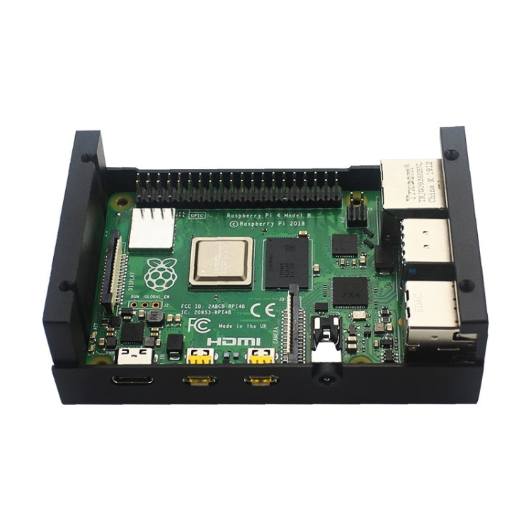 Aluminum Alloy Shell Grid Cooling Box For Raspberry Pi 3 Model B Pi 2/B + Silver with Fan - Raspberry Pi Accessories by PMC TechLife | Online Shopping South Africa | PMC TechLife | Buy Now Pay Later Mobicred