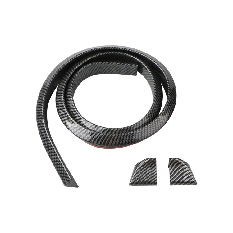 Car Universal Tail Paste Top Wing, Specification: 4.5cm Carbon Fiber Black - free shipping - PMC Jewellery - Order now!