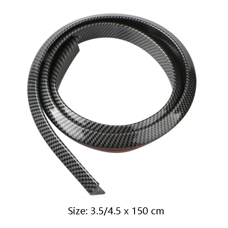 Car Universal Tail Paste Top Wing, Specification: 4.5cm Carbon Fiber Black - free shipping - PMC Jewellery - Order now!