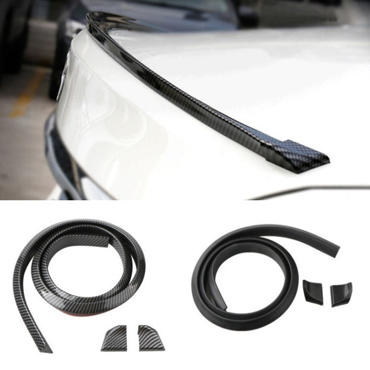 Car Universal Tail Paste Top Wing, Specification: 4.5cm Carbon Fiber Black - free shipping - PMC Jewellery - Order now!