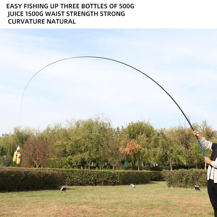 Carbon Short Section Fishing Rod Short Section Positioning Handle Rod, Length: 4.5m(Black) - Fishing Rods & Accessories by PMC TechLife | Online Shopping South Africa | PMC TechLife | Buy Now Pay Later Mobicred