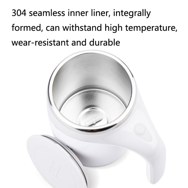 A223 Stainless Steel Automatic Magnetized Coffee Mixing Cup(White) - free shipping - PMC TechLife - Order now!