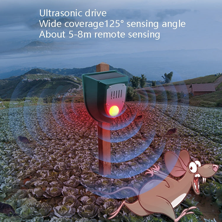 N911M Solar Rouse Alarm Lamp Infrared Induction Animal Drive - Outdoor Insect Repellent by PMC TechLife | Online Shopping South Africa | PMC TechLife | Buy Now Pay Later Mobicred