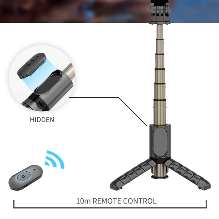 Mini Selfie Stick Integrated Multifunctional Bluetooth Selfie, Specification: Q11 74CM Without Fill Light - Selfie Sticks by PMC TechLife | Online Shopping South Africa | PMC TechLife | Buy Now Pay Later Mobicred