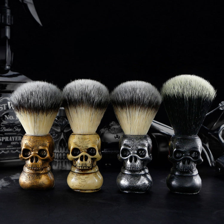 Skull Cleansing Shaving and Foaming Tools, Color Classification: Beard Brush Golden - free shipping - PMC TechLife - Order now!