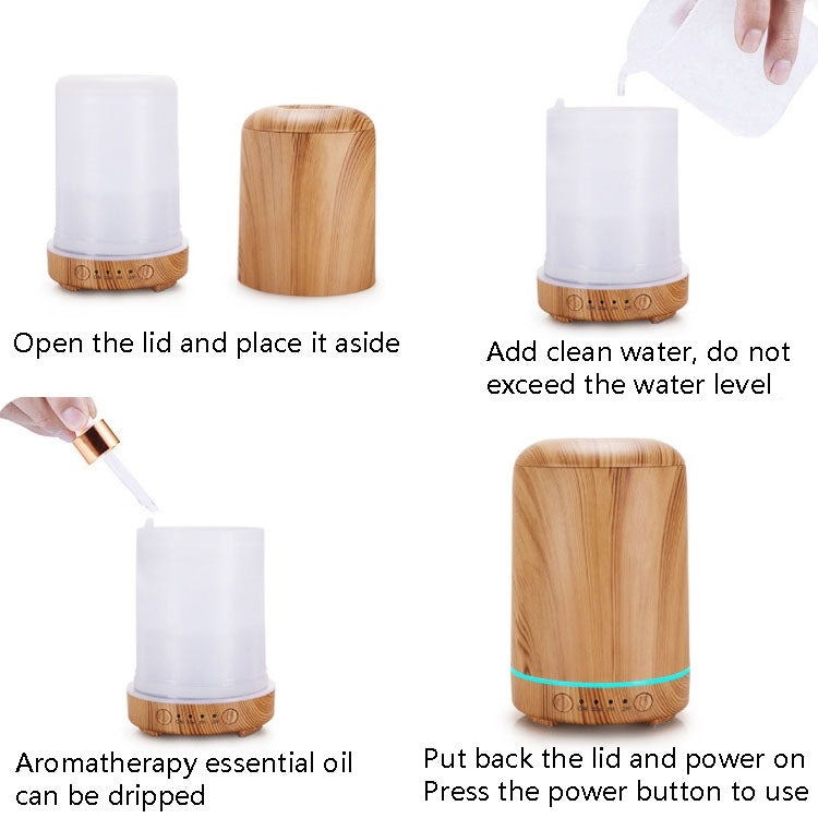 STB-105 Wood Grain Aromatherapy USB Air Purifier(Dark Wooden Grain) - Air Purifiers & Accessories by PMC TechLife | Online Shopping South Africa | PMC TechLife | Buy Now Pay Later Mobicred