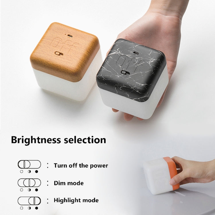Square Flip Polyhedral Timing Night Light(Green) - Night Lights by PMc TechLife | Online Shopping South Africa | PMc TechLife | Buy Now Pay Later Mobicred