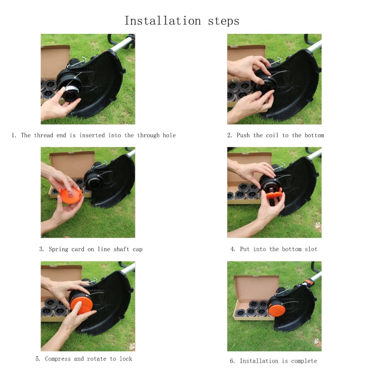 Lawn Mower Accessories For WORX Lawn Mowers, Product specifications:  Orange Coil - Lawn Mower, Saws & Accessories by PMC TechLife | Online Shopping South Africa | PMC TechLife | Buy Now Pay Later Mobicred