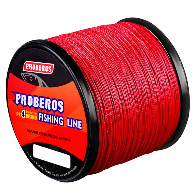 PROBEROS 4 Edited 300M Fish Line, Line number: 8.0 / 80lb(Red) - Fishing Lines & Ropes by PROBEROS | Online Shopping South Africa | PMC Jewellery