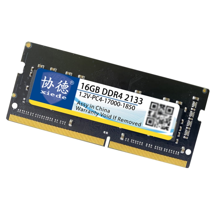 XIEDE X059 DDR4 NB 2133 Fully Compatible Laptop RAM, Memory Capacity: 16GB - free shipping - PMC Jewellery - Order now!