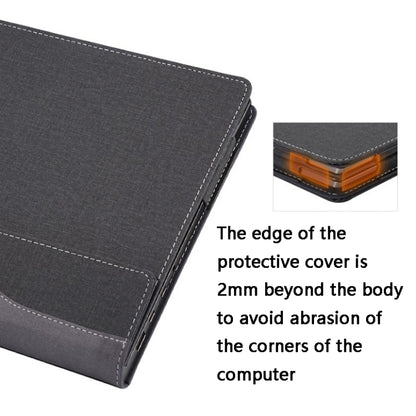 Laptop Leather Anti-Fall Protective Case For Lenovo XiaoXin Pro 14 2021(Deep Blue) - 14.1 inch by PMC Jewellery | Online Shopping South Africa | PMC Jewellery | Buy Now Pay Later Mobicred