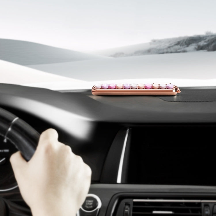 Colorful Car Temporary Parking Number Card, Color: Cherry Pink (Solid Color) - free shipping - PMC Jewellery - Order now!