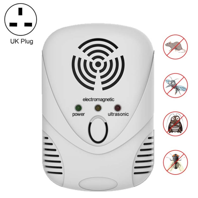 DC-9001 Household Electronic Mouse Repeller, Specification: UK Plug(White) - Repellents by PMC TechLife | Online Shopping South Africa | PMC TechLife | Buy Now Pay Later Mobicred