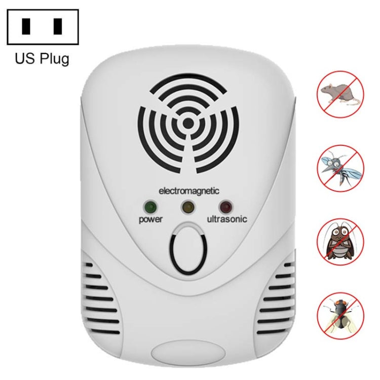 DC-9001 Household Electronic Mouse Repeller, Specification: US Plug(White) - Repellents by PMC TechLife | Online Shopping South Africa | PMC TechLife | Buy Now Pay Later Mobicred