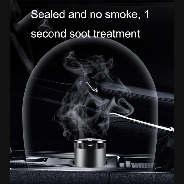 Car Ashtray With LED Ambient Light(Gray) - Ashtrays by PMC Jewellery | Online Shopping South Africa | PMC Jewellery | Buy Now Pay Later Mobicred