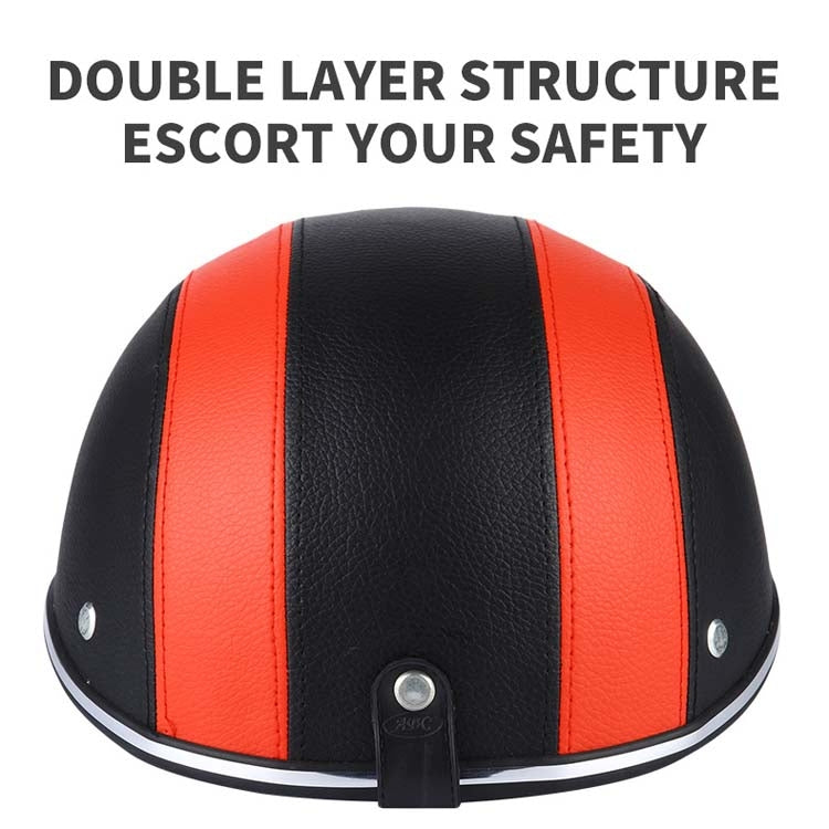 BSDDP A0322 Summer Half Helmet Lightweight Safety Helmet(Black) - Protective Helmet & Masks by BSDDP | Online Shopping South Africa | PMC TechLife | Buy Now Pay Later Mobicred