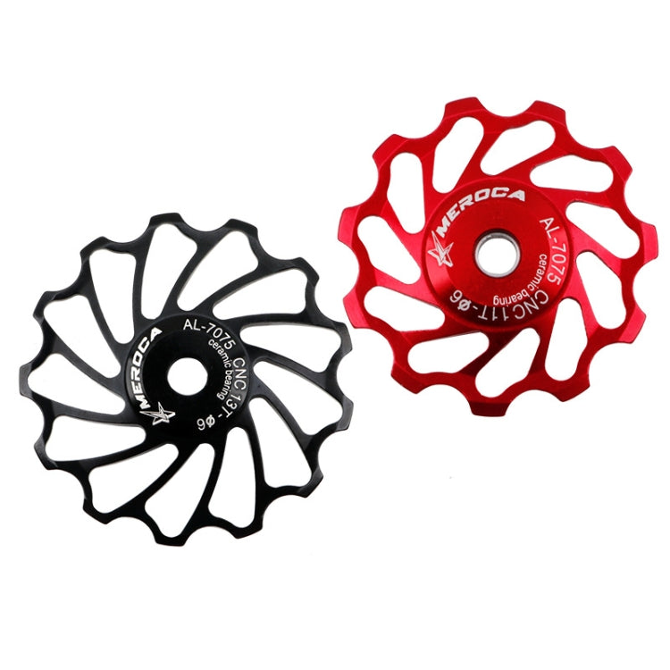 MEROCA Ceramic Bearing Mountain Bike Guide Wheel(13T Black) - free shipping - PMc TechLife - Order now!