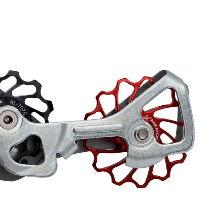 MEROCA Ceramic Bearing Mountain Bike Guide Wheel(13T Red) - Guide wheels by MEROCA | Online Shopping South Africa | PMc TechLife | Buy Now Pay Later Mobicred