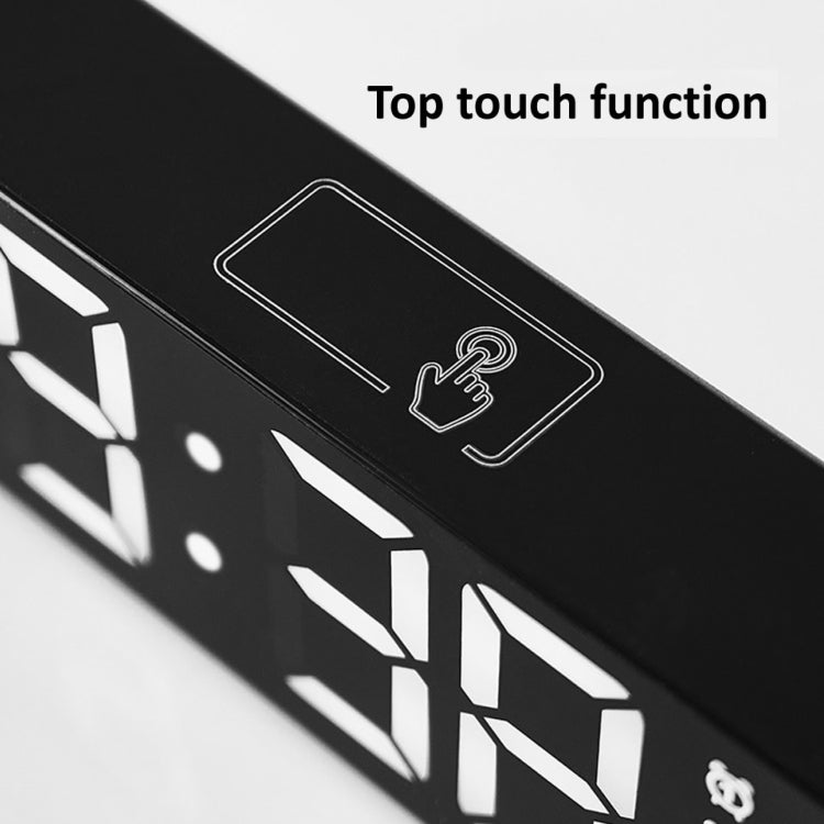 6625D LED Digital Alarm Clock Luminous Desktop Timer Temperature Display Alarm Clock( Black Shell Green Light) - Alarm Clocks by PMc TechLife | Online Shopping South Africa | PMc TechLife | Buy Now Pay Later Mobicred