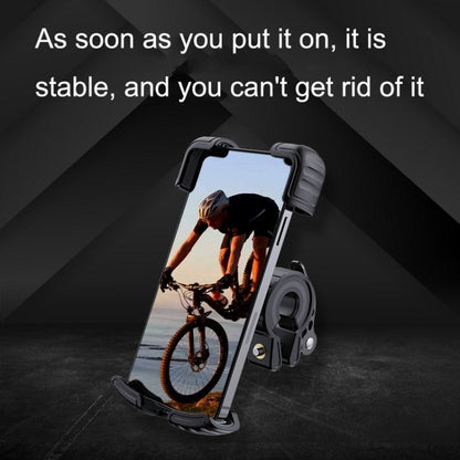 YYS-443-1 Bicycle Push Type Mobile Phone Navigation Bracket(Black) - Holders by PMC Jewellery | Online Shopping South Africa | PMC Jewellery | Buy Now Pay Later Mobicred