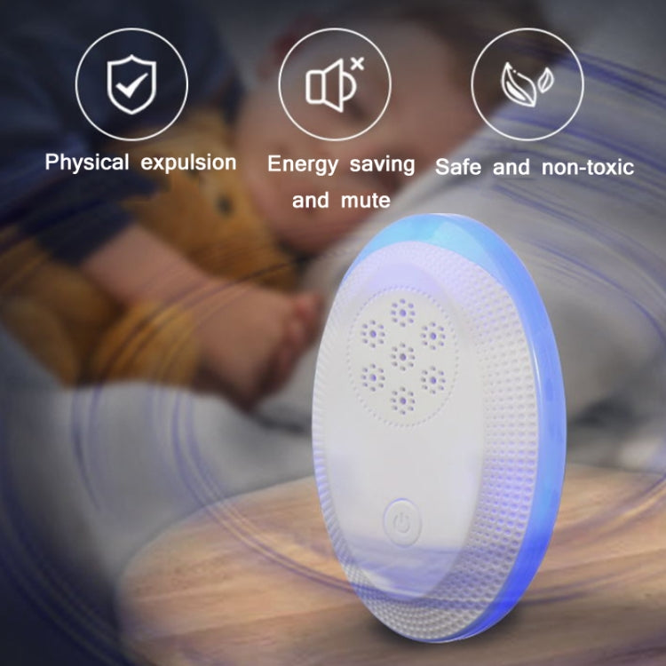 Ultrasonic Mosquito Rat Repellent Night Light, Specification: UK Plug(Pearl White) - Repellents by PMC TechLife | Online Shopping South Africa | PMC TechLife | Buy Now Pay Later Mobicred