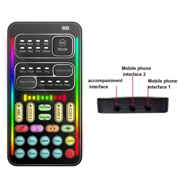 i9  Voice Changer Game Live Broadcast Mobile Computer Sound Card - Live Sound Effects Processors by PMC Jewellery | Online Shopping South Africa | PMC Jewellery | Buy Now Pay Later Mobicred