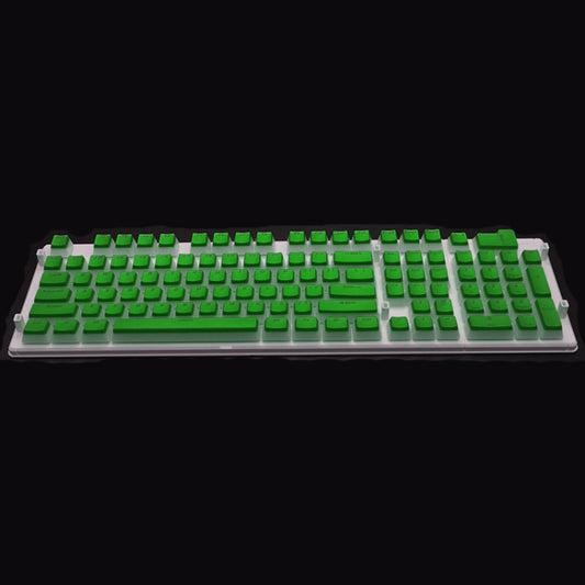 Pudding Double-layer Two-color 108-key Mechanical Translucent Keycap(Cheese Green) - Silicone / Sticker by PMC Jewellery | Online Shopping South Africa | PMC Jewellery | Buy Now Pay Later Mobicred