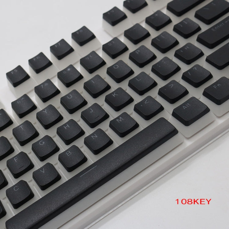 Pudding Double-layer Two-color 108-key Mechanical Translucent Keycap(Red) - Silicone / Sticker by PMC TechLife | Online Shopping South Africa | PMC TechLife | Buy Now Pay Later Mobicred