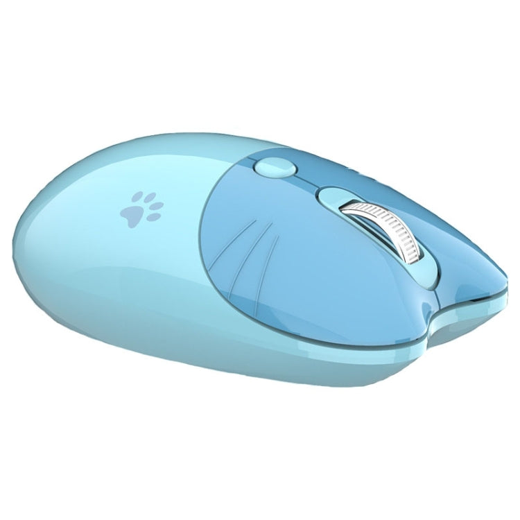 M3 3 Keys Cute Silent Laptop Wireless Mouse, Spec: Bluetooth Wireless Version (Blue) - Wireless Mice by PMC Jewellery | Online Shopping South Africa | PMC Jewellery | Buy Now Pay Later Mobicred