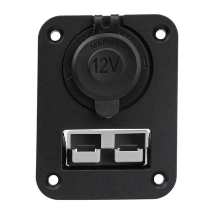 Large Current Plug With 12V Cigarette Lighter Panel Combination - Car Switches by PMC Jewellery | Online Shopping South Africa | PMC Jewellery | Buy Now Pay Later Mobicred