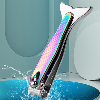 Small Color Titanium Nail Clipper Gradient Mermaid Handle Nail Clipper Nail Art Tool - Nail Clipper by PMC Jewellery | Online Shopping South Africa | PMC Jewellery | Buy Now Pay Later Mobicred