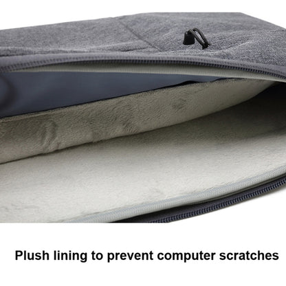 Zipper Type Polyester Business Laptop Liner Bag, Size: 13.3 Inch(Dark Gray) - 13.3 inch by PMC Jewellery | Online Shopping South Africa | PMC Jewellery | Buy Now Pay Later Mobicred