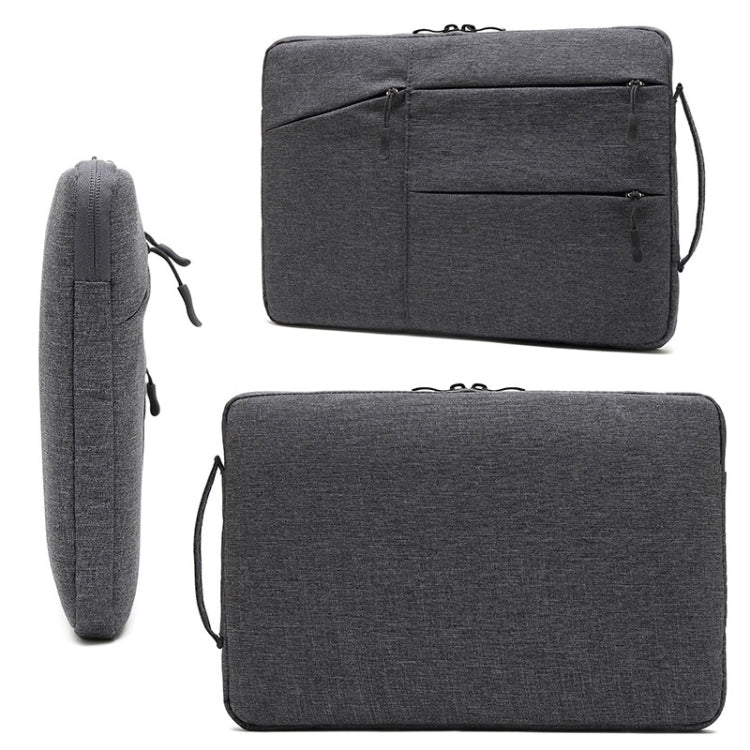 Zipper Type Polyester Business Laptop Liner Bag, Size: 15.6 Inch(Black) - 15.6 - 17 inch by PMC Jewellery | Online Shopping South Africa | PMC Jewellery | Buy Now Pay Later Mobicred