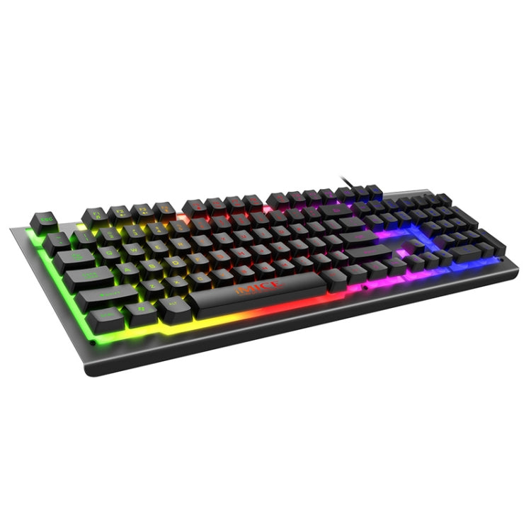 IMICE AK-900 104 Keys Metal Backlit Gaming Wired Suspended Illuminated Keyboard, Cable Length: 1.5m(Black) - Wired Keyboard by IMICE | Online Shopping South Africa | PMC Jewellery | Buy Now Pay Later Mobicred