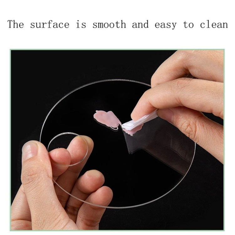 Acrylic Makeups Manicure Transparent Palette With Color Stick, Specification: Round Plate+Stick - free shipping - PMC Jewellery - Order now!