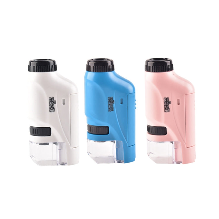 Children Handheld Portable Laboratory Equipment Microscope Toys, Colour: Lite + Bracket (White) - free shipping - PMC TechLife - Order now!