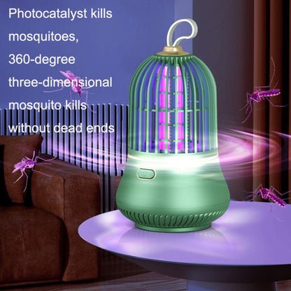 LED Mosquito Lamp USB Small Waist Photocatalyst Shock Mosquito Killer(Green) - Repellents by PMC Jewellery | Online Shopping South Africa | PMC Jewellery | Buy Now Pay Later Mobicred