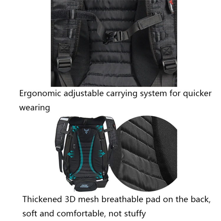 MOTOCENTRIC 11-MC-0077 Motorcycle EVA Turtle Shell Shape Riding Backpack(Blue) - free shipping - PMC TechLife - Order now!