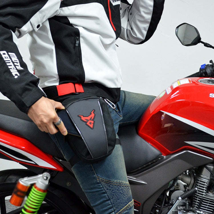 MOTOCENTRIC 11-MC-0105 Motorcycle Riding Leg Bag Waist Bag(Gray) - Bags & Luggages by MOTOCENTRIC | Online Shopping South Africa | PMC Jewellery | Buy Now Pay Later Mobicred