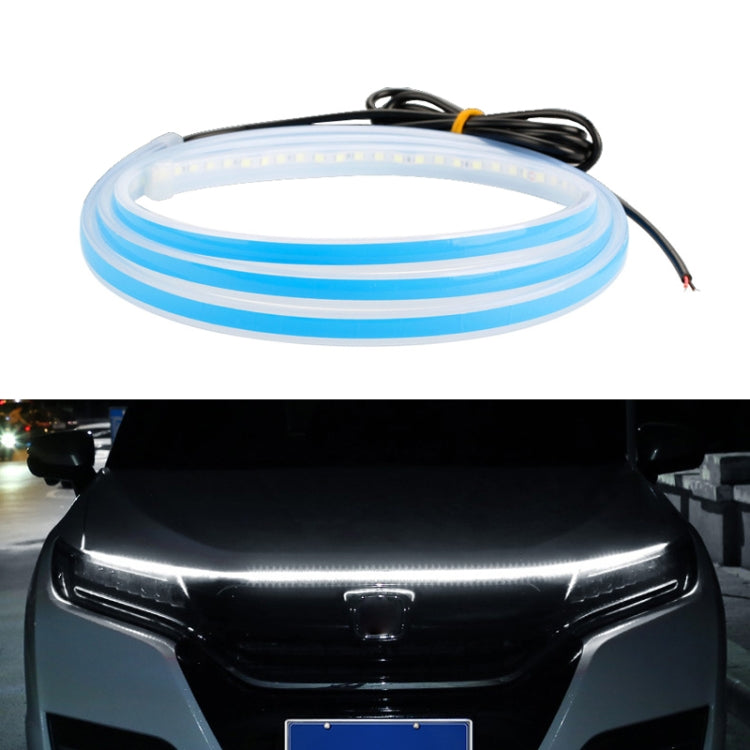 Car LED Streamer Decorative Hood Atmosphere Lights, Style: Monochrome White Light(1.5m) - Decorative Lights by PMC TechLife | Online Shopping South Africa | PMC TechLife | Buy Now Pay Later Mobicred